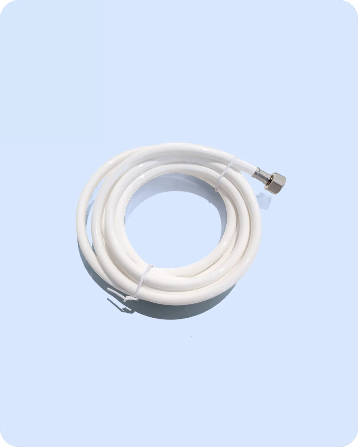 9' Polyurethane Hose with Single Brass 3/8 Compression Fitting